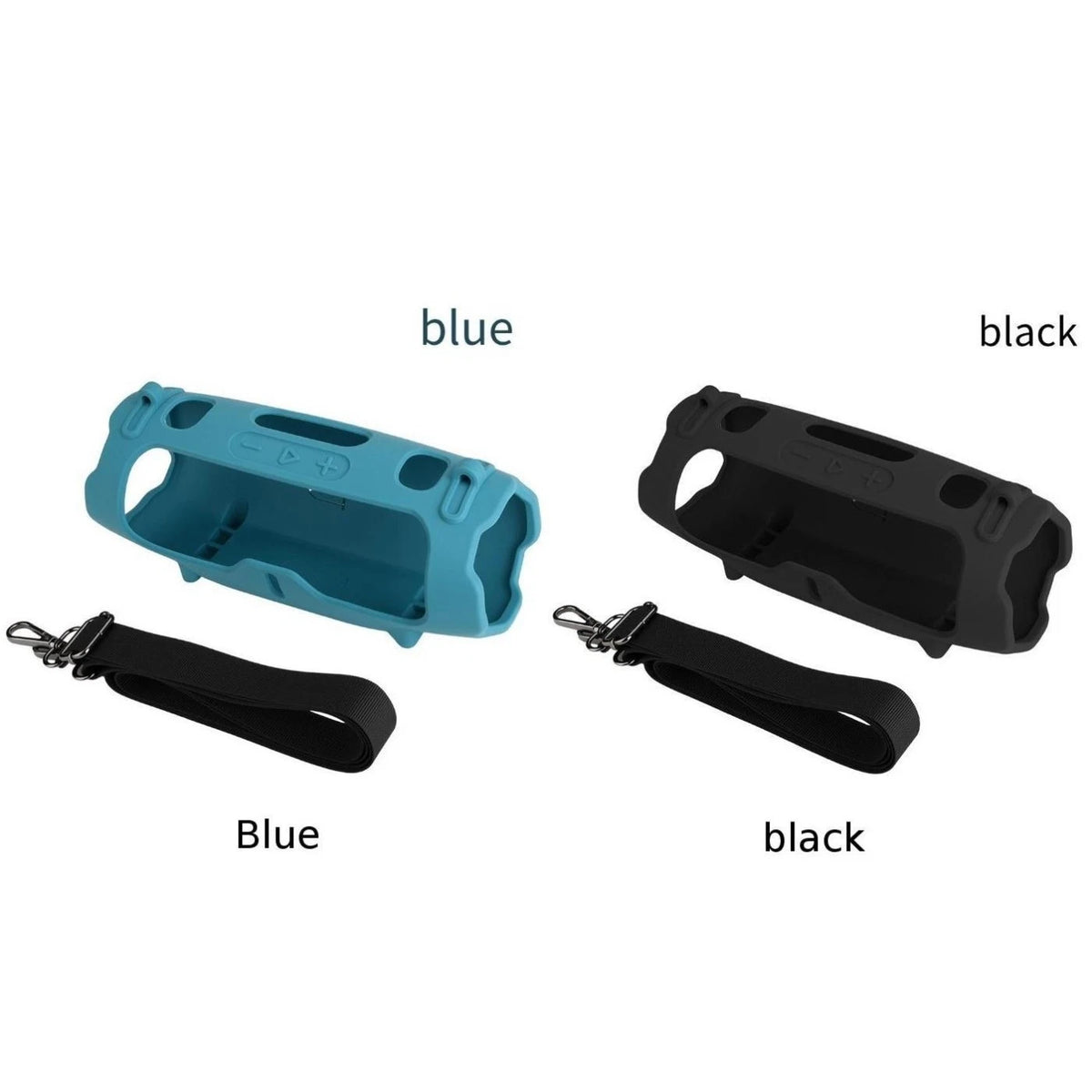 Silicone Case for JBL Charge 6 Speaker with Shoulder Strap