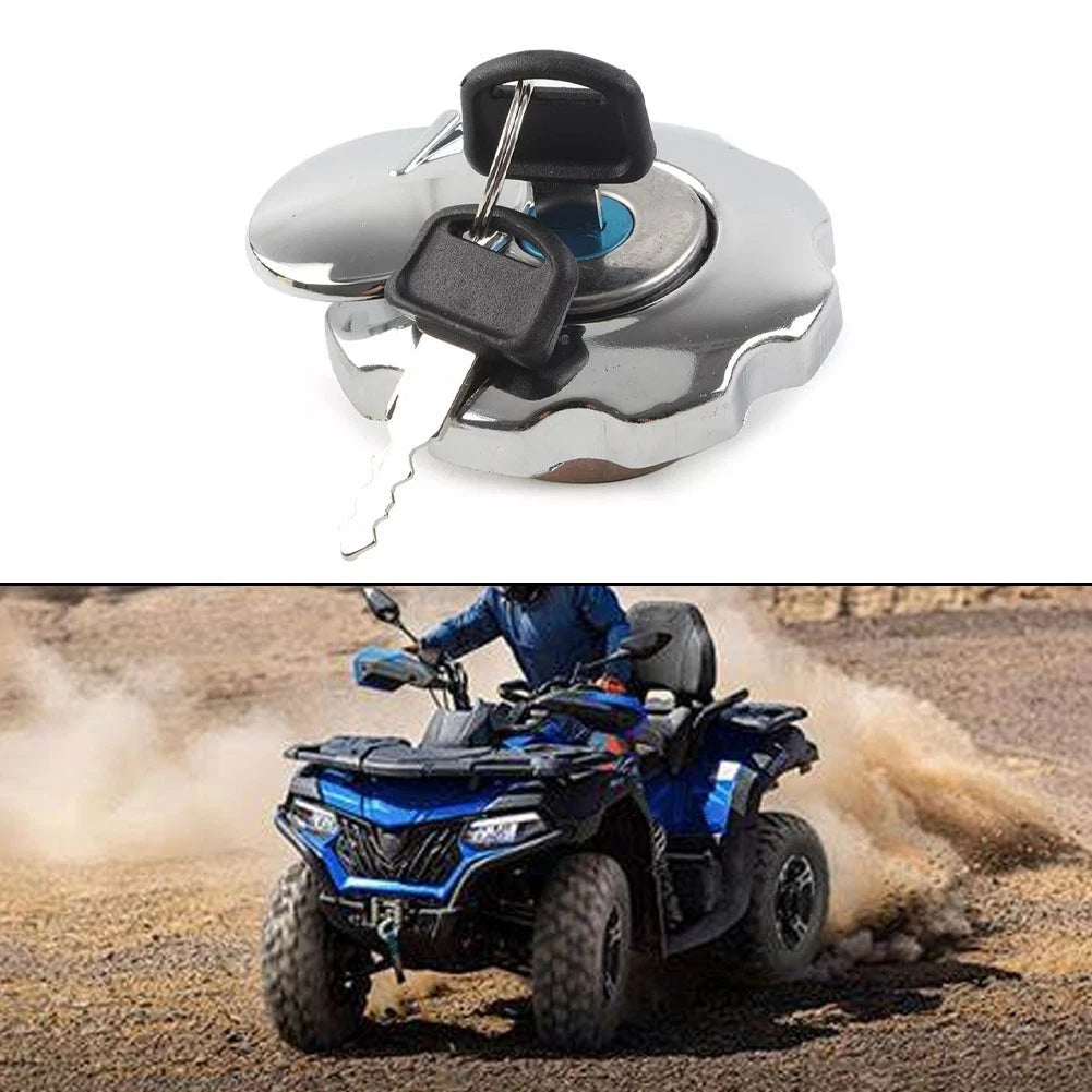 Fuel Tank Cover Lock for Motorcycle ATV with 2 Keys