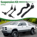 4pc Front Suspension Kit Outer Tie Rod End Sway Bar Link for Dodge Durango (2011–2020)