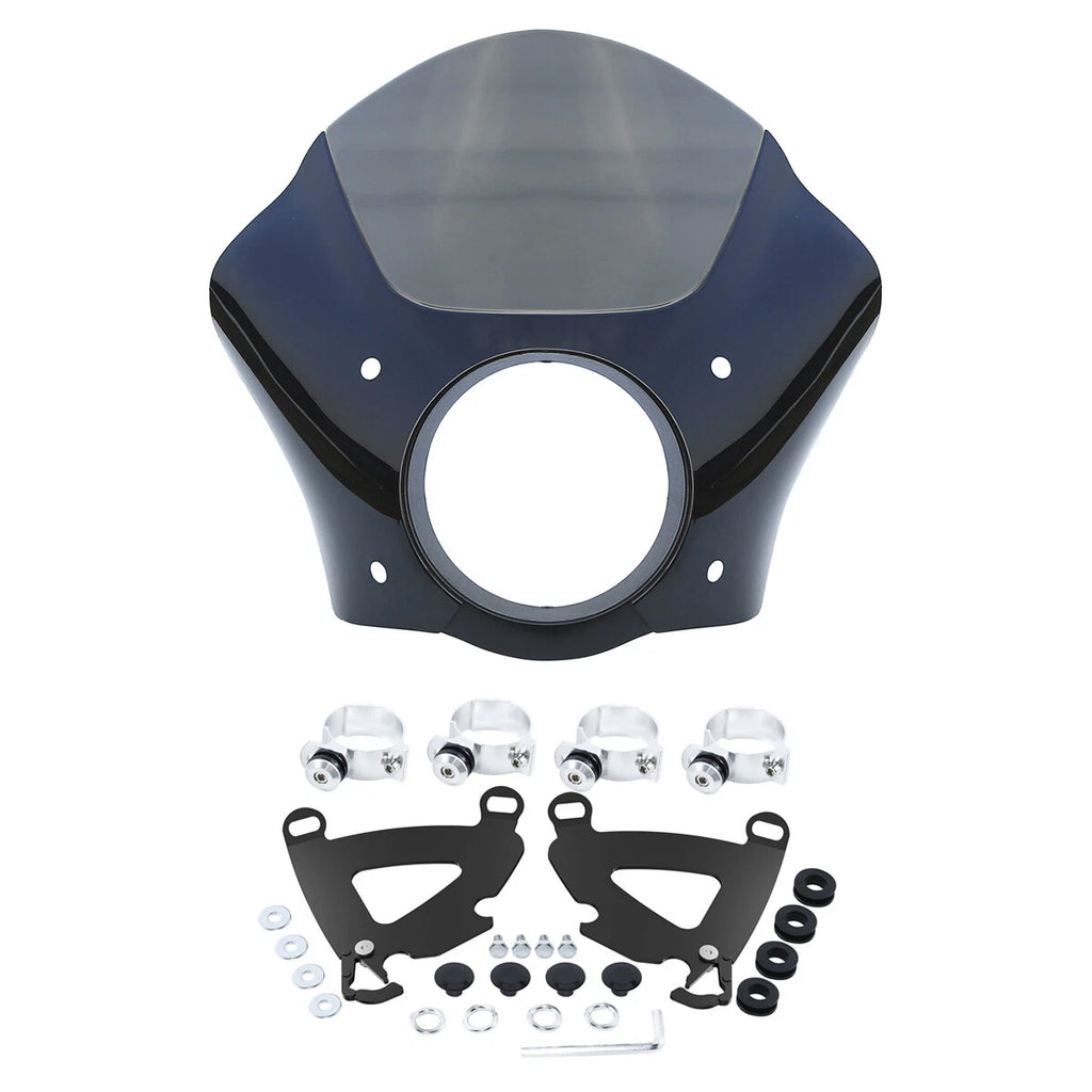 Front Headlight Fairing for Harley Low Rider Super Glide (49mm Trigger Mount)