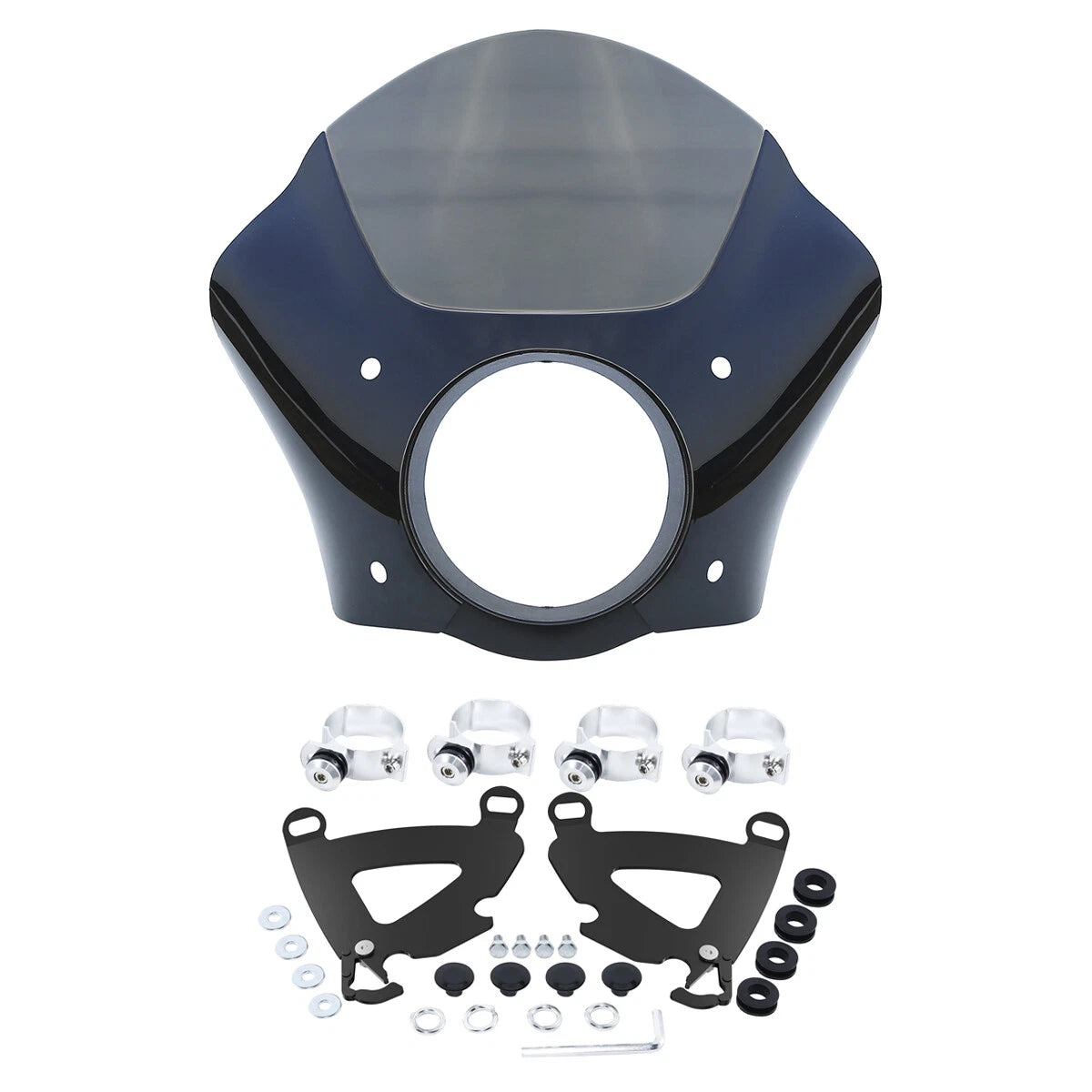 Front Headlight Fairing for Harley Low Rider Super Glide (49mm Trigger Mount)