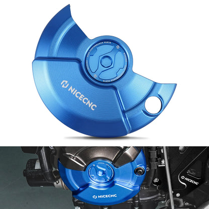 Blue Anodized Crankcase Cover Guard for Yamaha Tenere 700 (2019–2024)