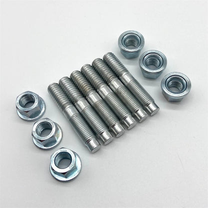 Transfer Case Studs and Nuts for Jeep NP231 NP241 NP208 NP242 NP247 GRADE 8 (6)