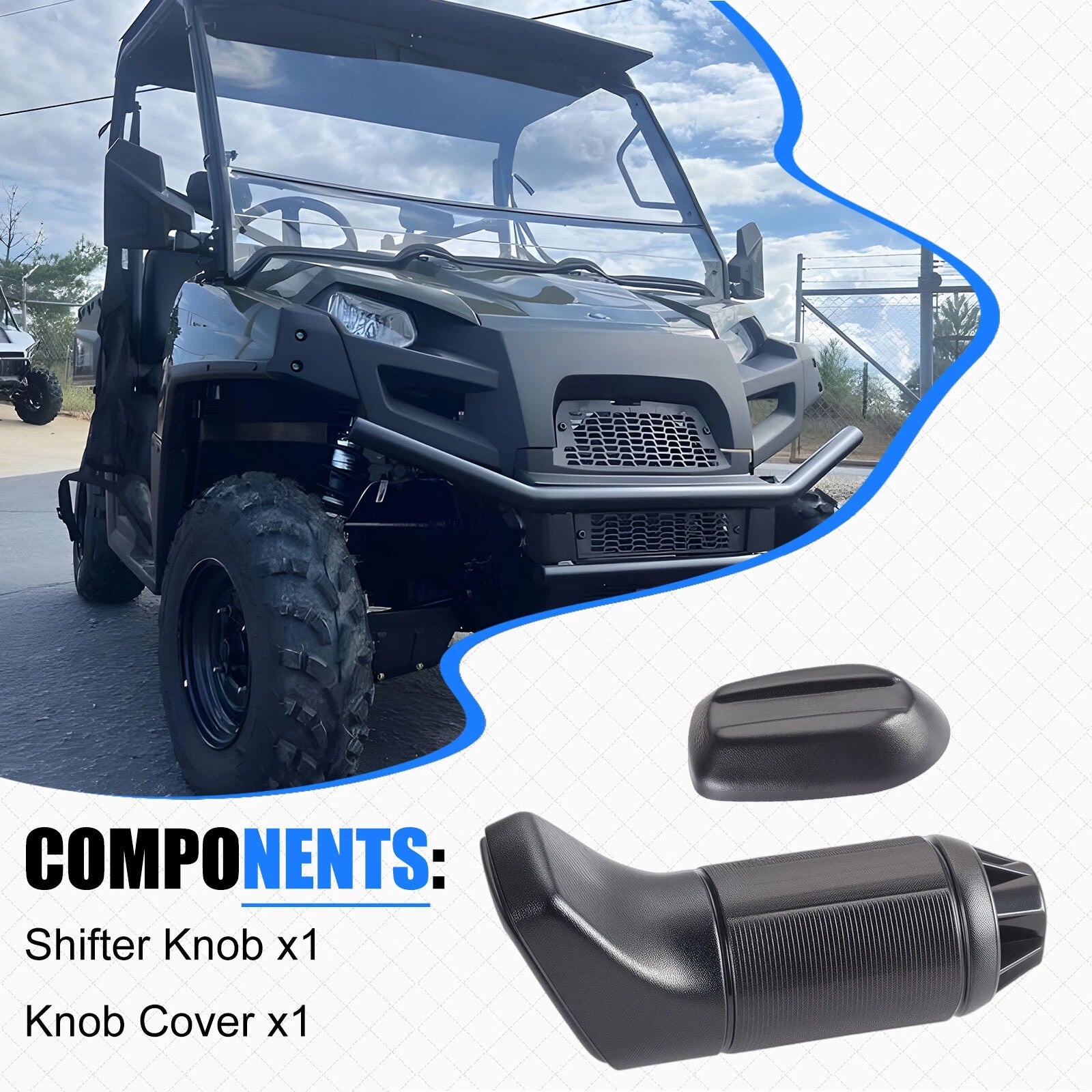 Shifter Knob for Polaris Ranger 1000 XP Crew Pro XD (2019–2025) 5457934-070