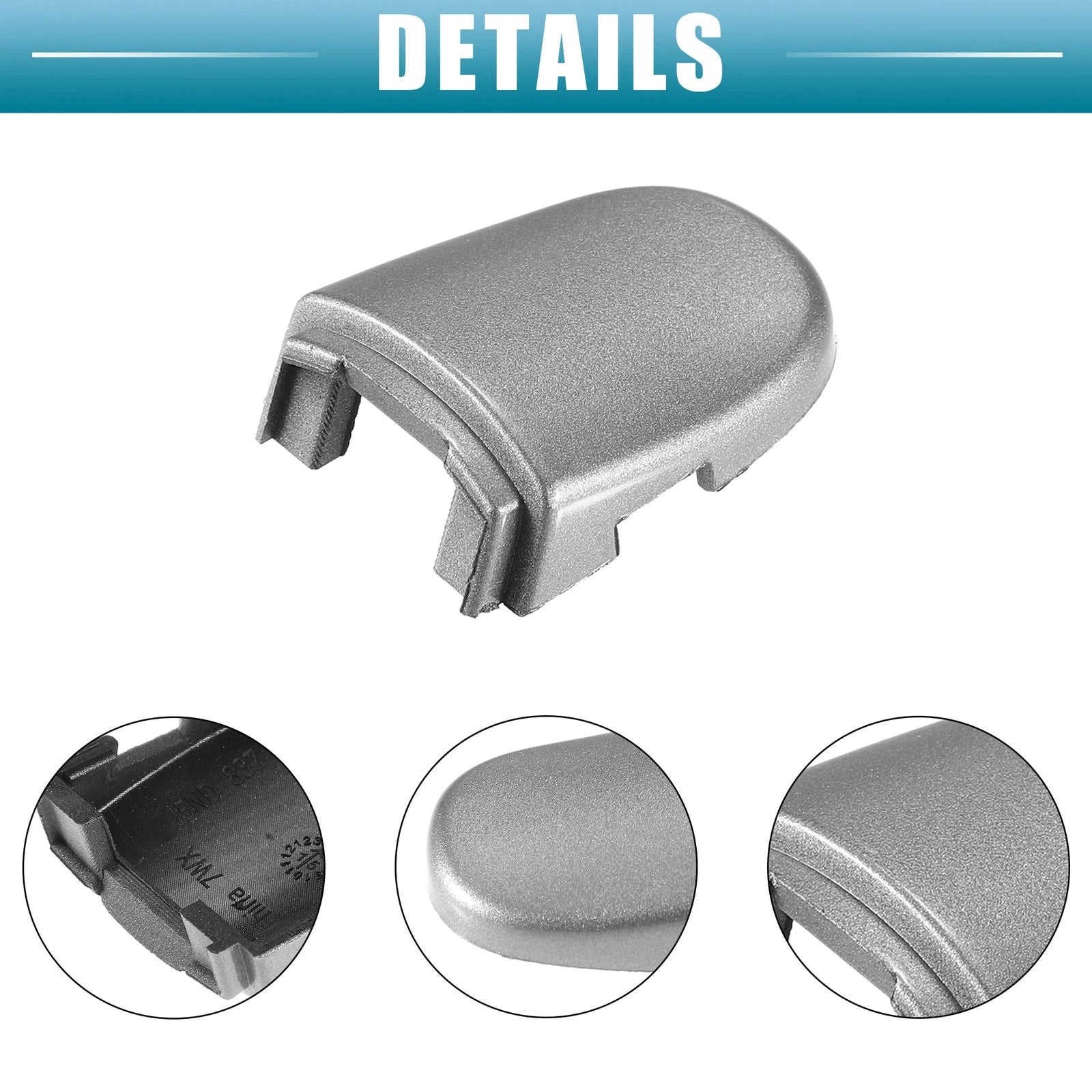 Front Left Door Handle Lock Cover Cap for Volkswagen Beetle (2012–2019) Silver Tone