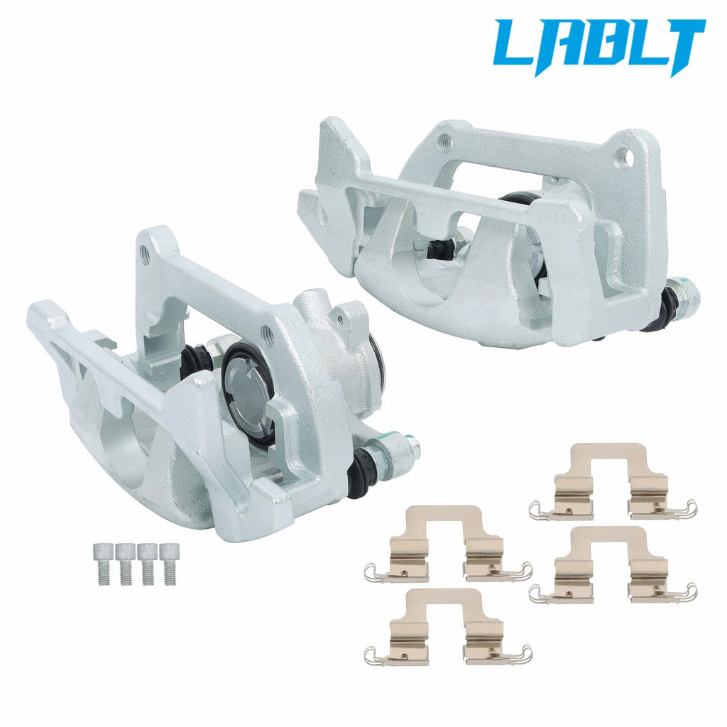 2X Rear Brake Caliper w/Bracket for Audi Q5 (2013–2016), A4, A5 Quattro
