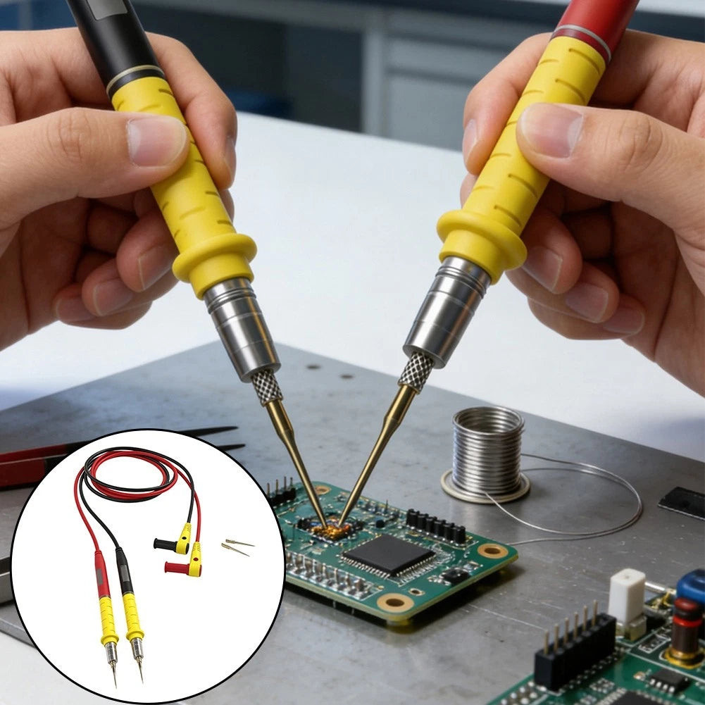 Multimeter Test Probe Pen with Gold Plated Contacts (110.5 cm)