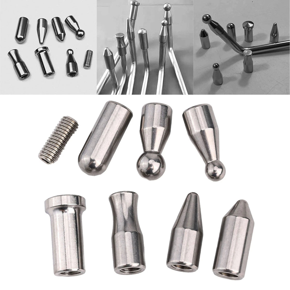 Dent Removal Rod Tips for Auto Body Repair Tool M8