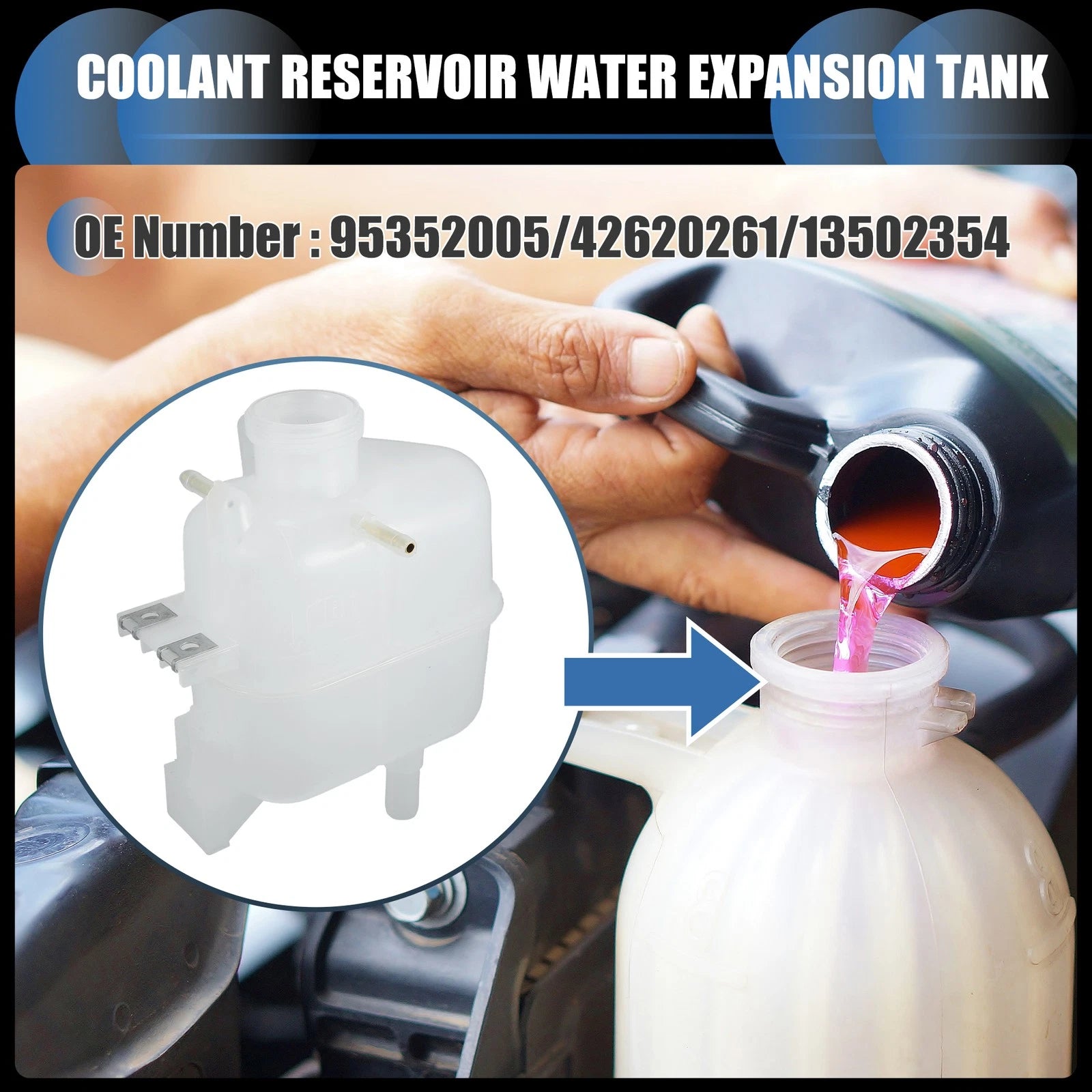 Coolant Expansion Overflow Tank Replacement for Chevrolet Spark (2013–2013)