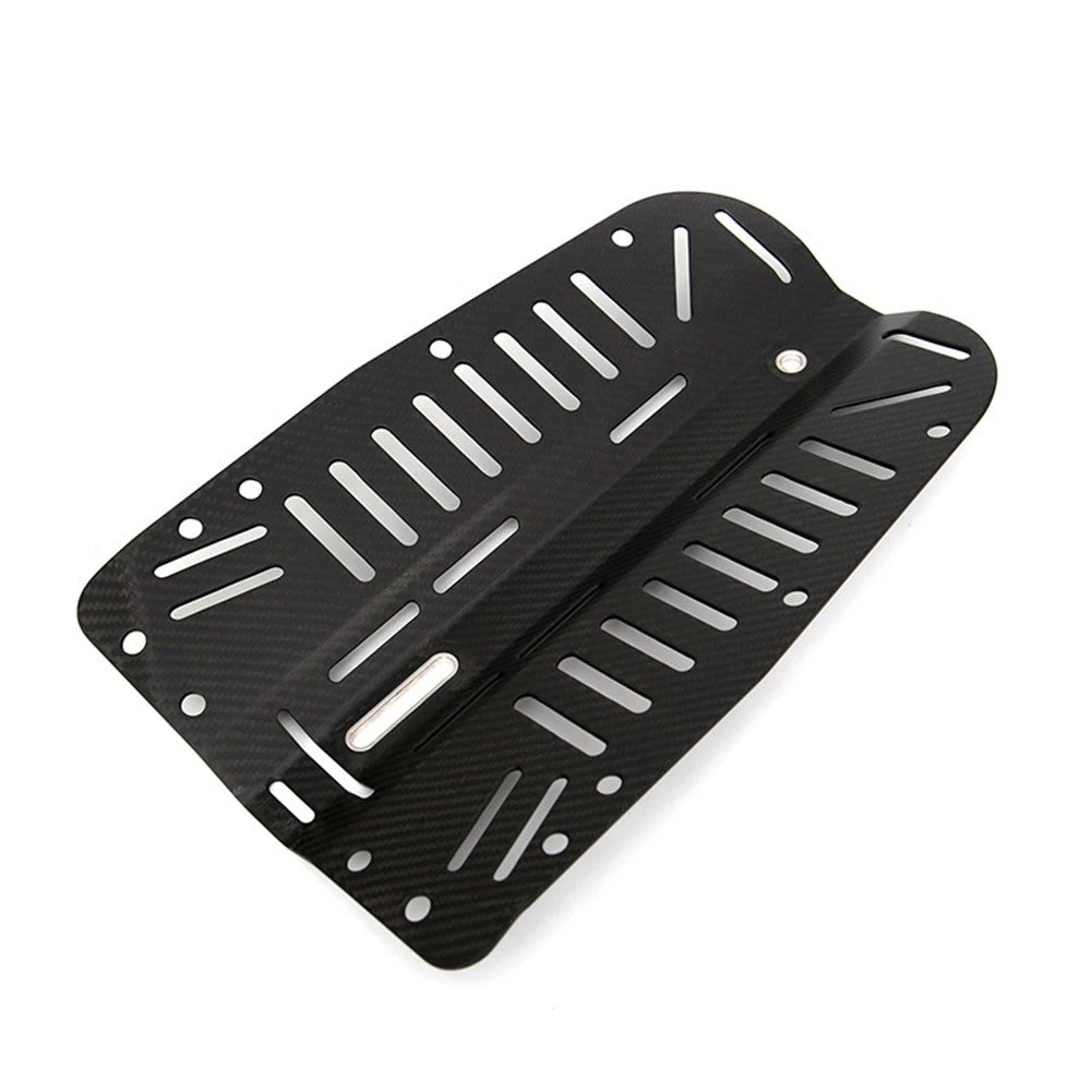 Lightweight Carbon Fiber Scuba Diving Backplate for Cave Divers