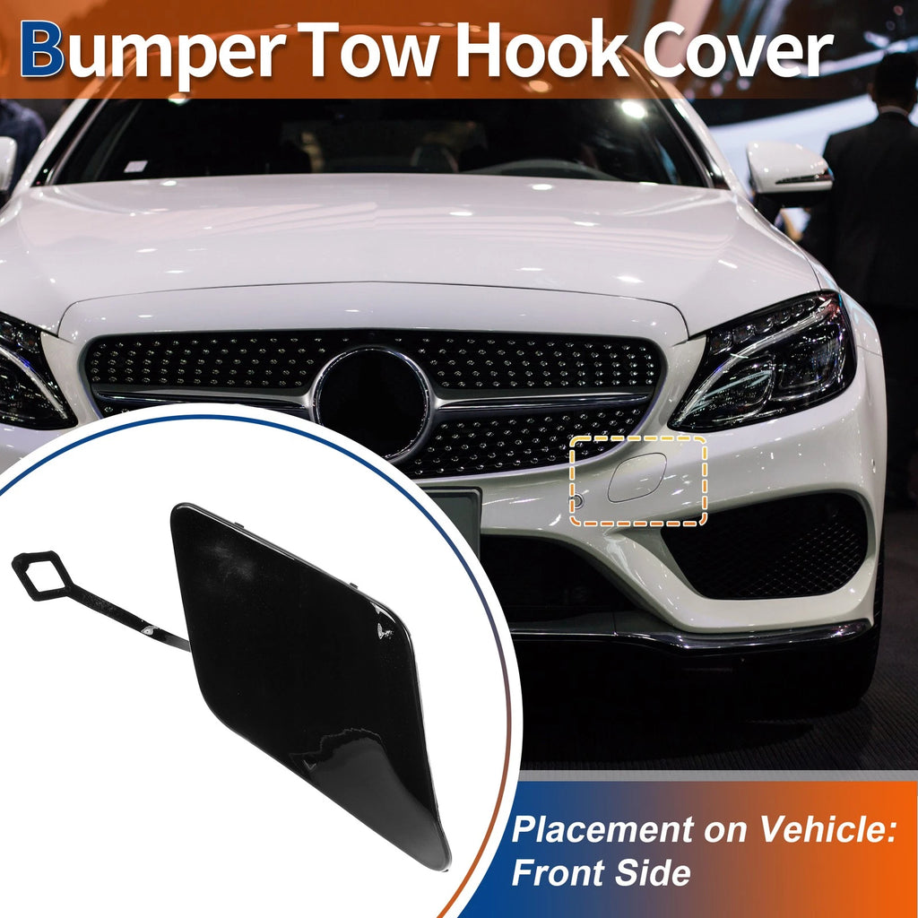 Front Tow Hook Cap Replacement for Mercedes-Benz C250 C350 (2015–2021)