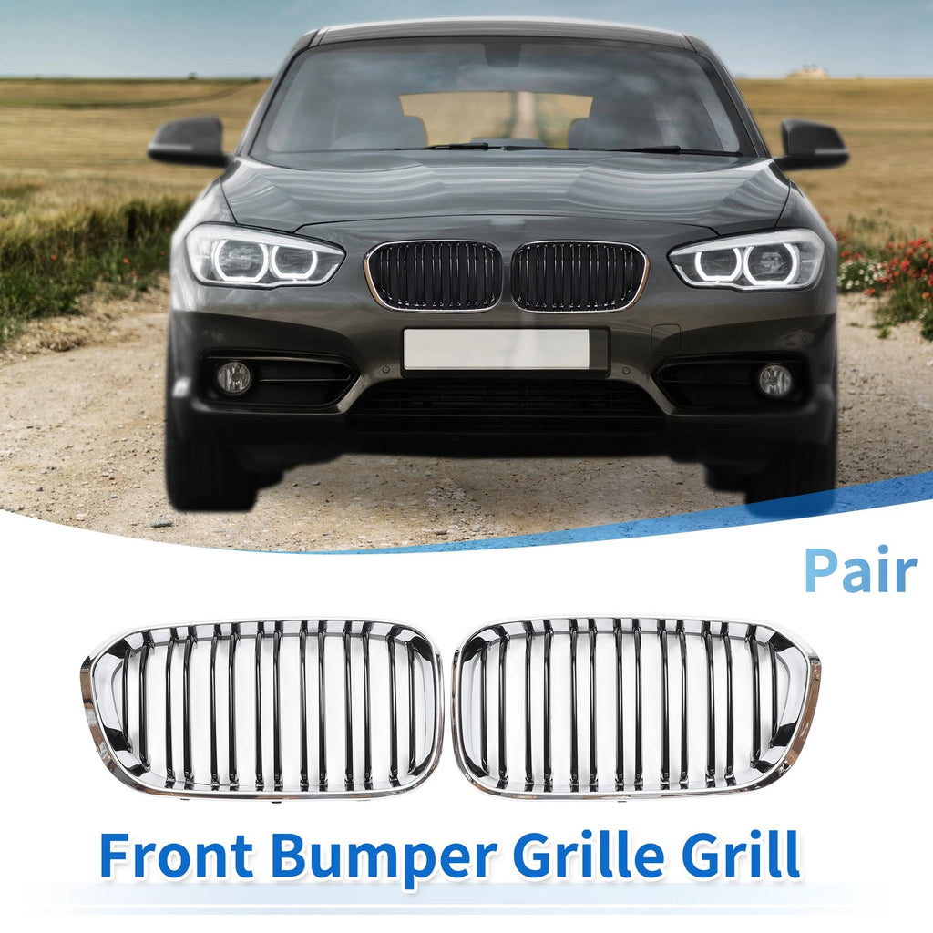 Front Upper Bumper Grille Grill Replacement for BMW 1 Series F20 (2011–2019)