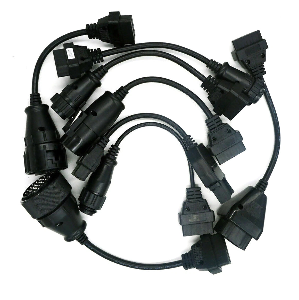 8 Pcs OBD2 Diagnostic Tool Adapter Cables for CDP B9 A (Truck)