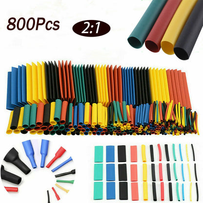 Heat Shrink Tubing Sleeve Kit for Automotive Electrical (Assorted Sizes)