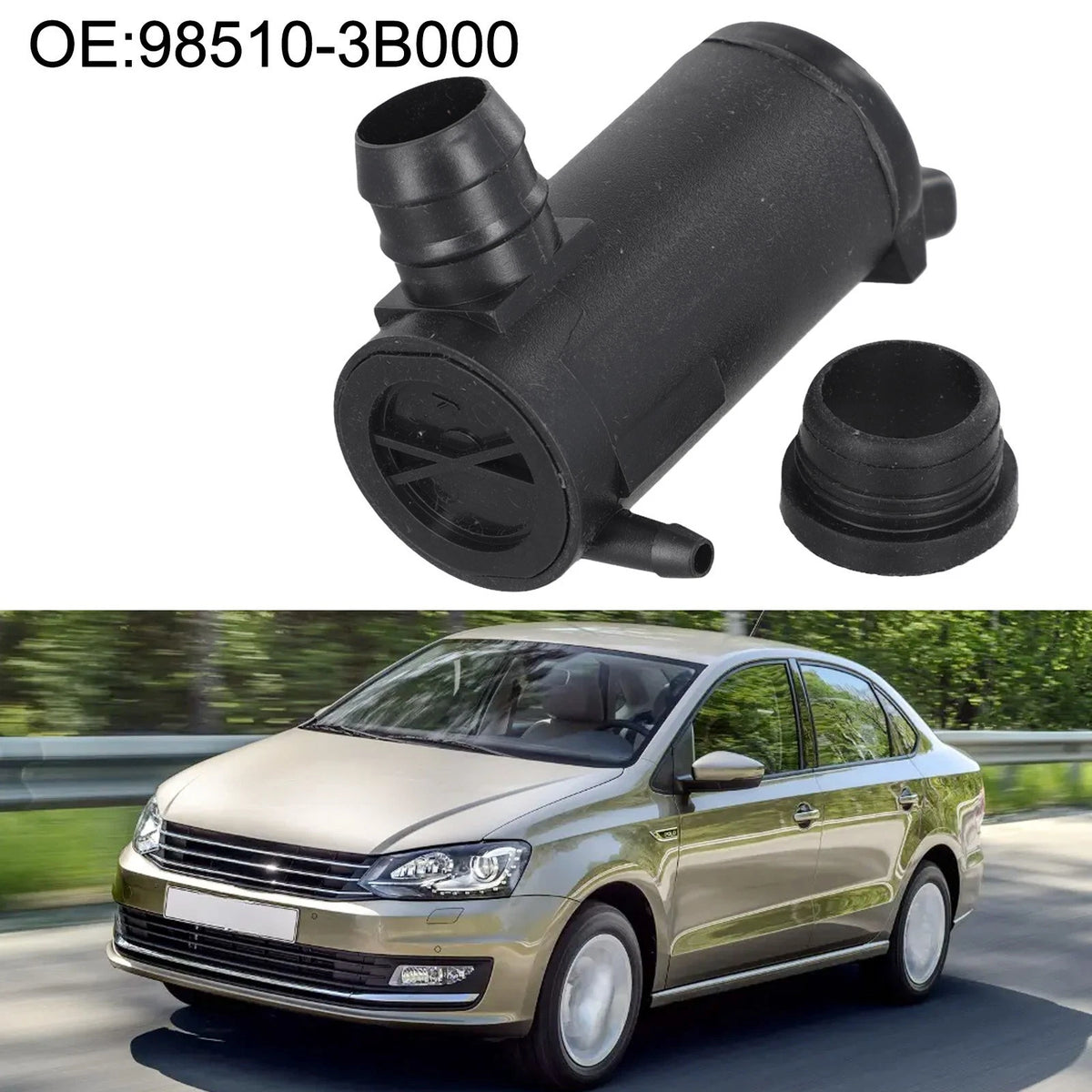 Washer Pump for Hyundai Elantra Sonata, KIA Optima (2011–2019)