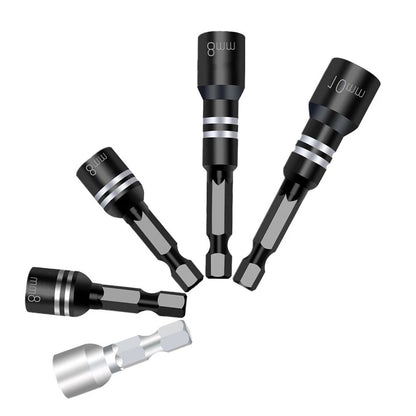 8mm Hex Shank Magnetic Nut Driver Adapter for Various Drills (Universal)