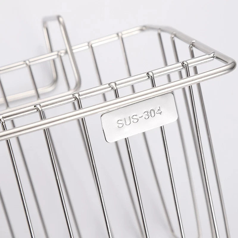 304 SS Sink Storage Rack for Countertop Use (No Specific Years)