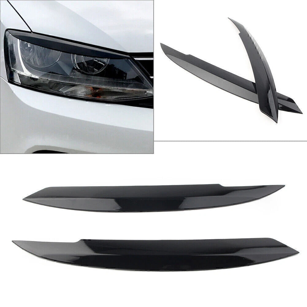 Headlight Eyelid Trim Cover for VW Jetta MK6 Sagitar (2010–2018)