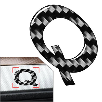 Car Badge Emblem Alphabet Letter Decals Stickers for