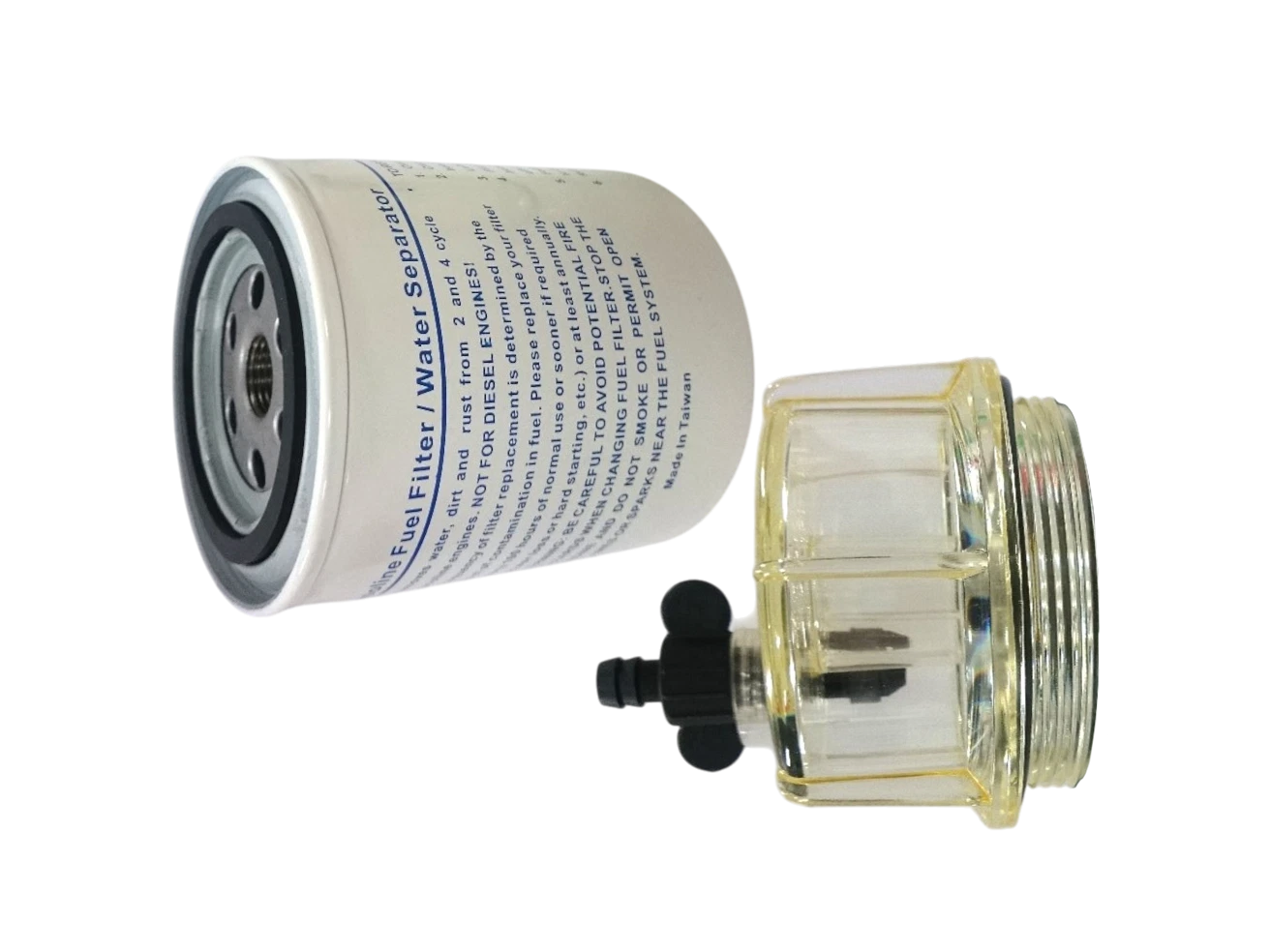 Solas Fuel Filter Water Separator for Outboard Engines (NMW214, 10 Micron)