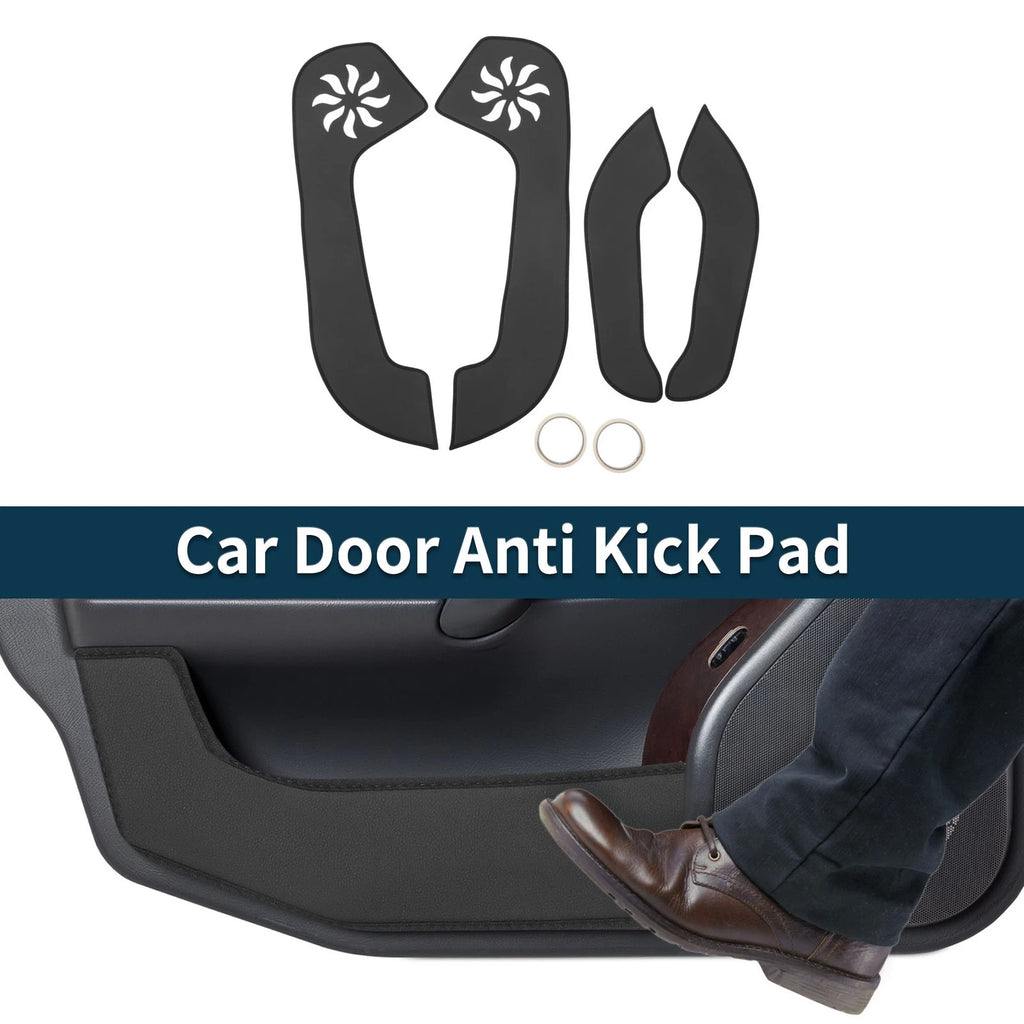 Car Door Anti Kick Pad Sticker Protector for Hyundai Accent (2006–2011) Black