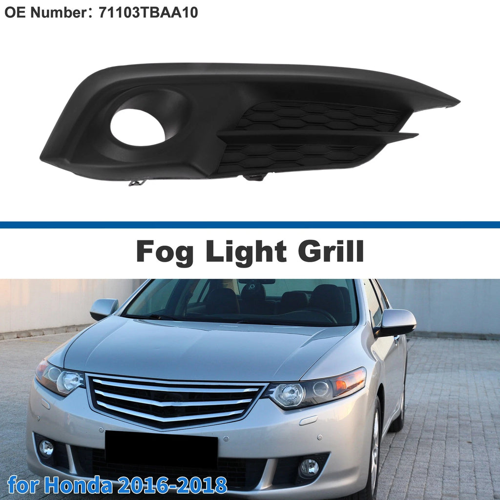 Front Right Fog Light Grill Replacement for Honda Civic (2016–2018)