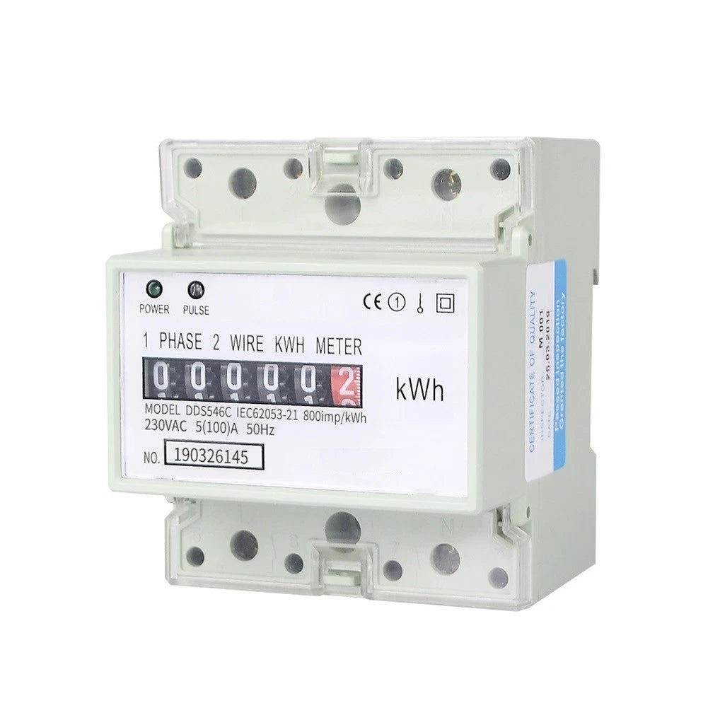 Electrical Noise Interference DIN Rail Meter