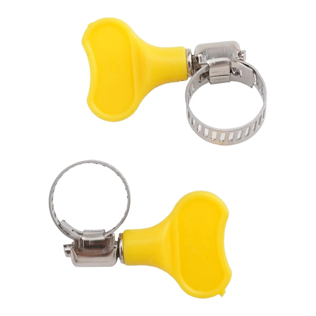 10pcs Adjustable Hose Clamps for Universal Applications (10-38mm)