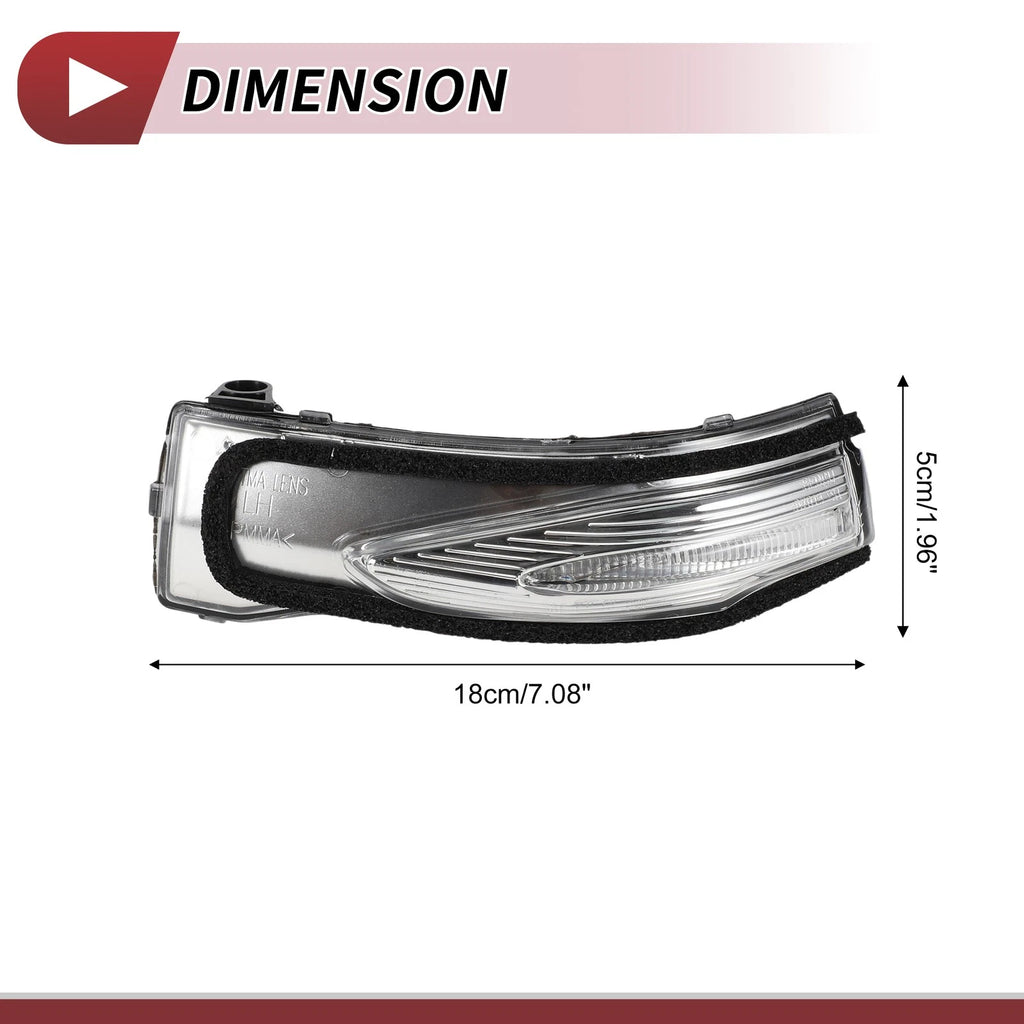 Mirror Turn Signal Light LED Left for Hyundai Santa Fe (2019–2021)