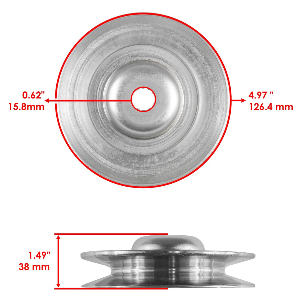 Spindle Blade Belt Pulley Kit for Husqvarna GT48Xls GTH26V48Ls (2017–2024)