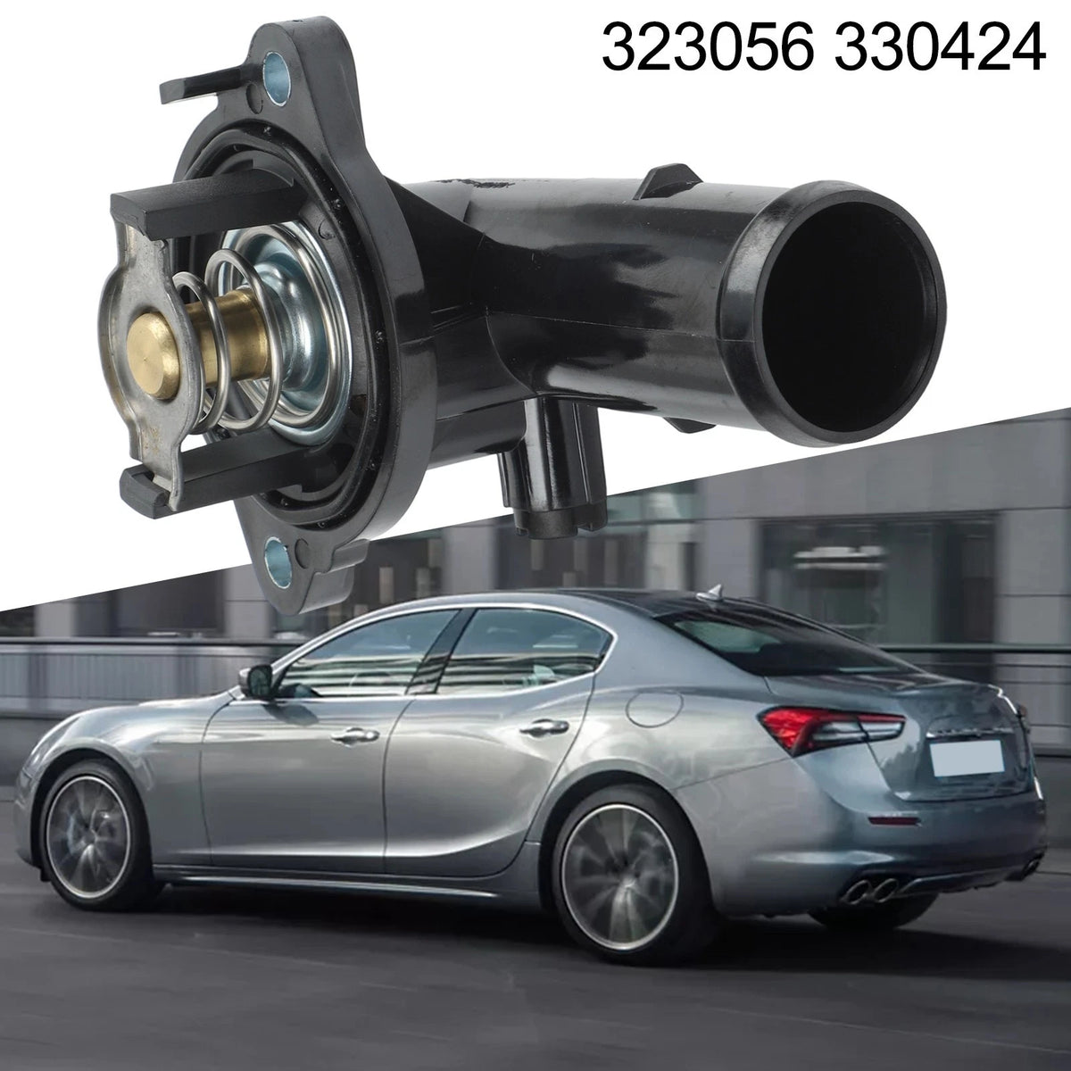 Thermostat Housing Easy Installation Stable Performance Engine Cooling Repair