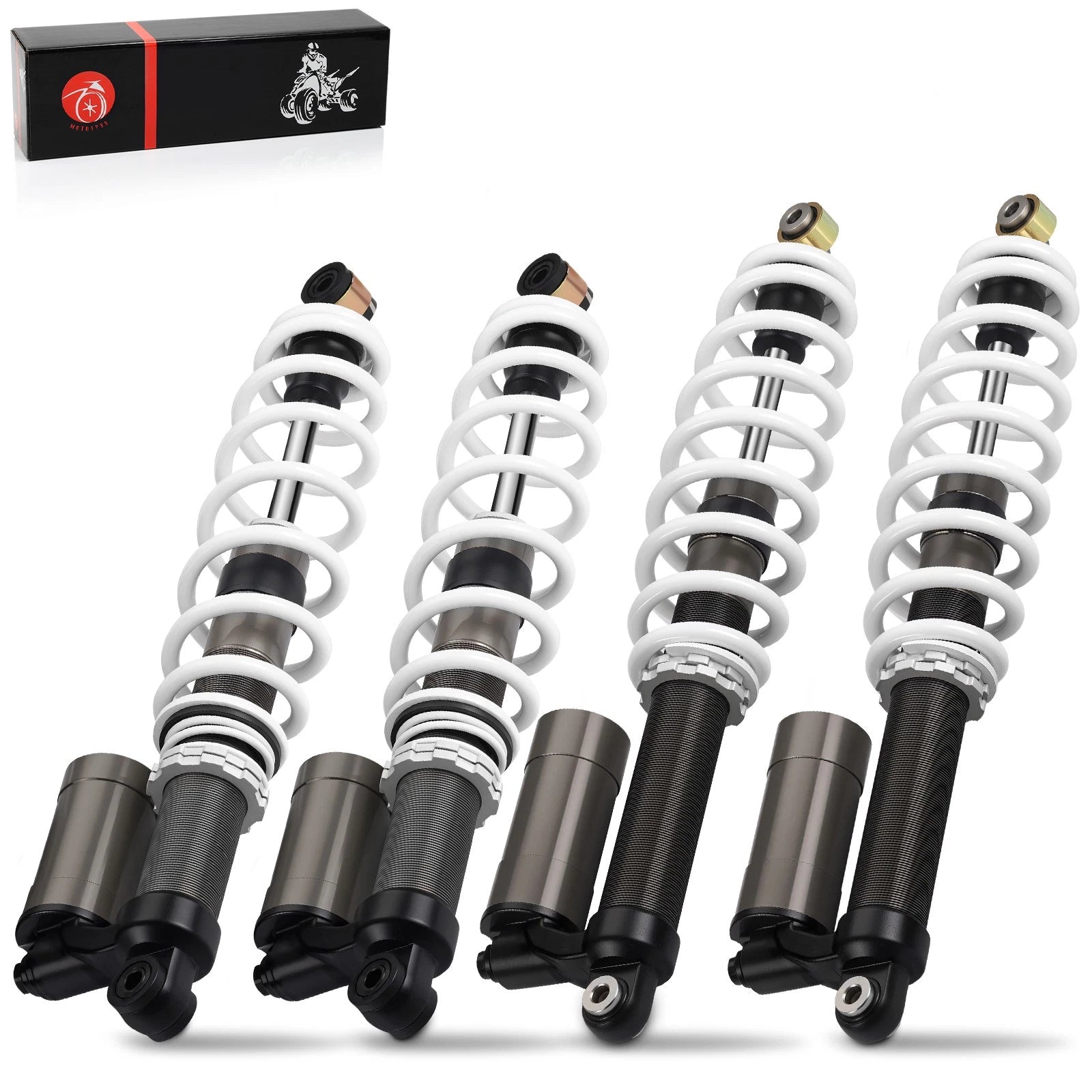 Set of 2 Heavy Duty Air Shock Absorbers for Polaris RZR S 800 (2009–2012)