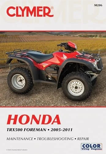 Clymer Repair Manual for Honda TRX500 Foreman (2005–2011)