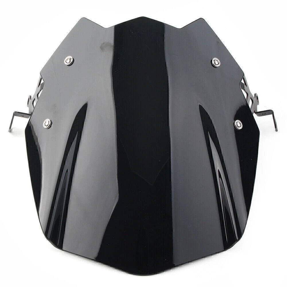 Front Windshield Windscreen for BMW G310R (2016–2021) - Black ABS Plastic