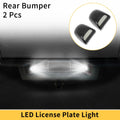 2pcs License Plate Light Lamp Replacement for Chevrolet Silverado (2011–2018)