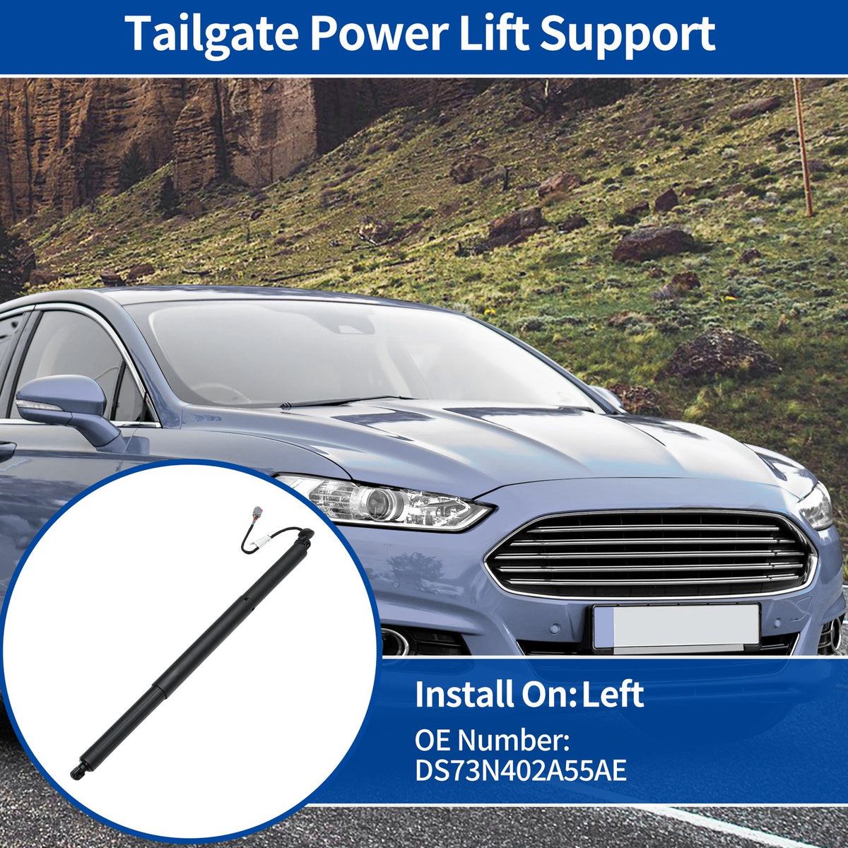 Left Tailgate Power Lift Support for Ford Mondeo 2015–2020