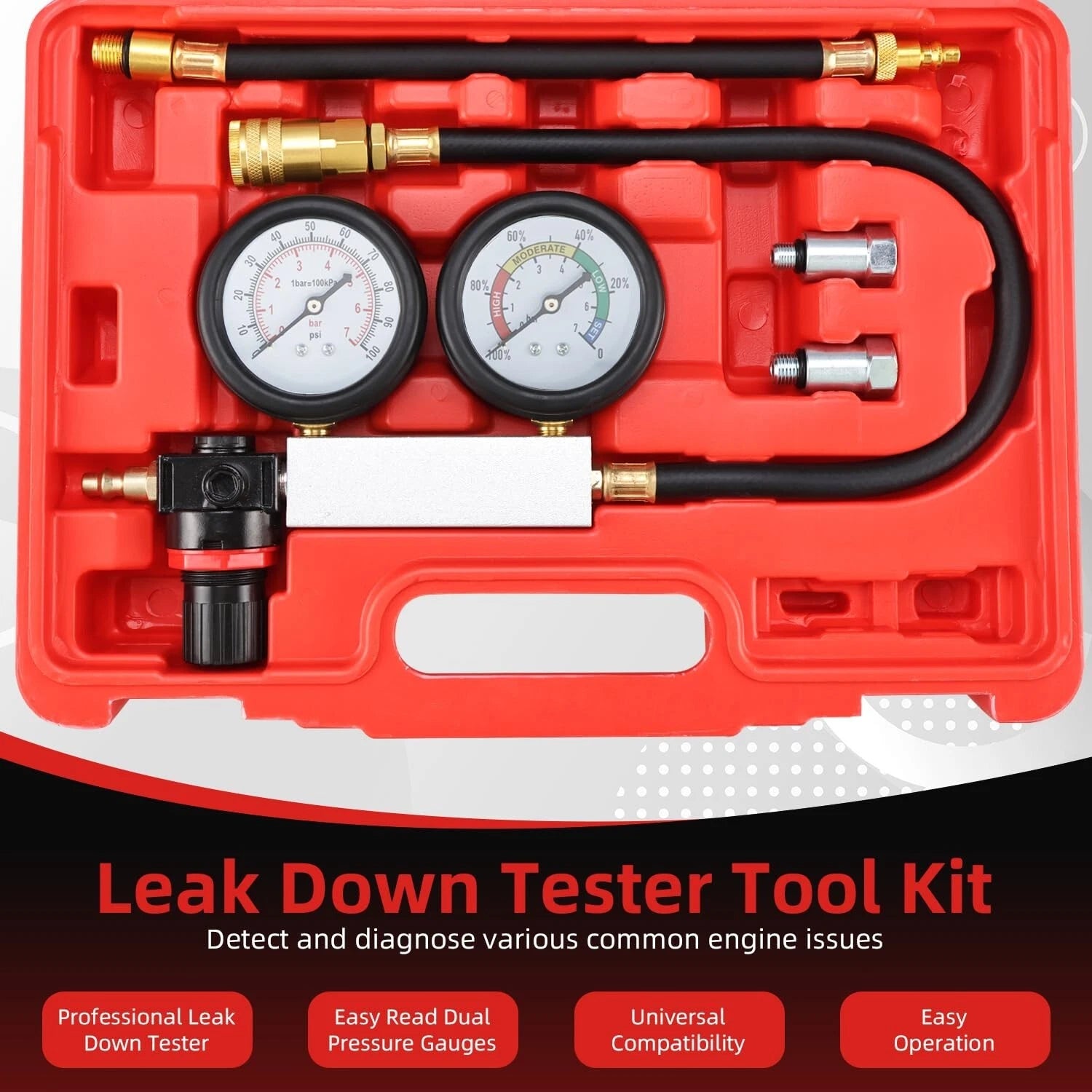 Cylinder Leak Down Tester for Petrol Engine (Universal)