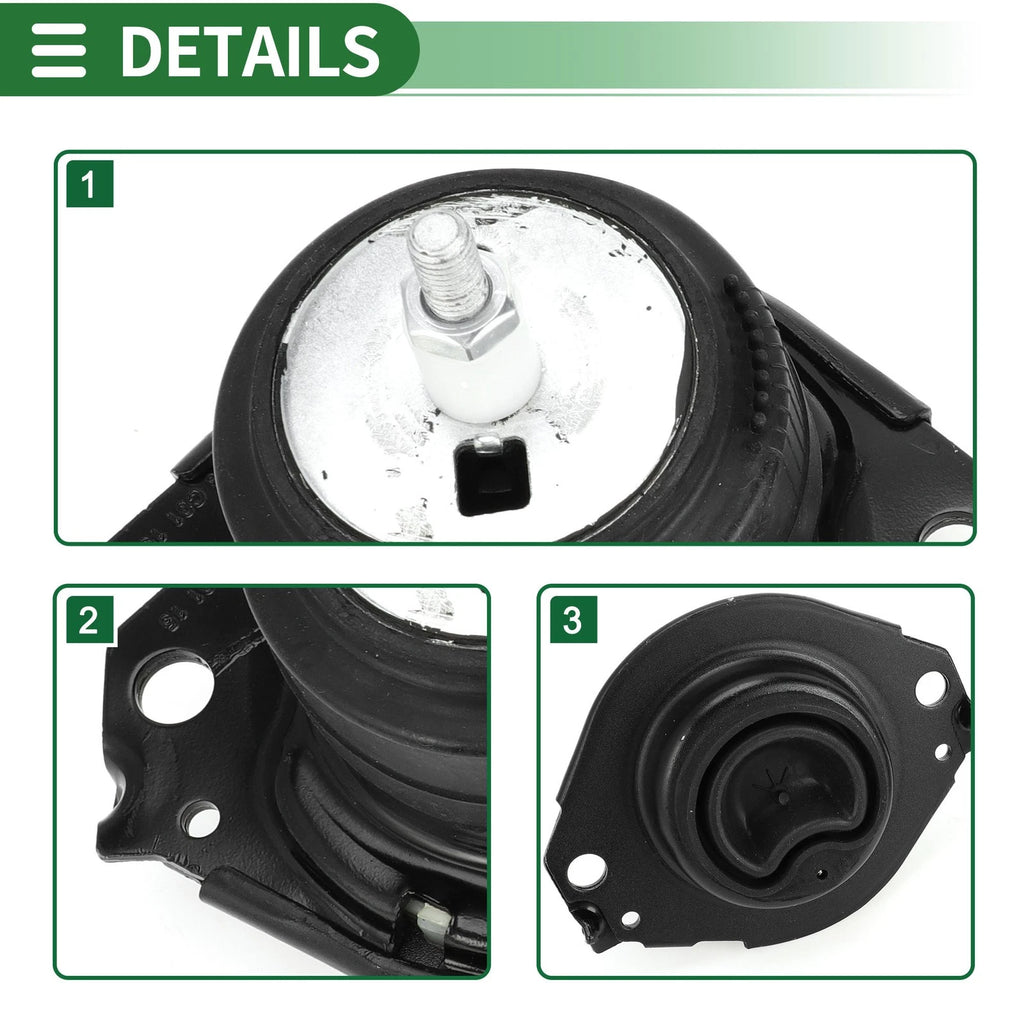 Engine Motor Trans Mount Set Replacement for Dodge Durango 3.6L (2011–2019)