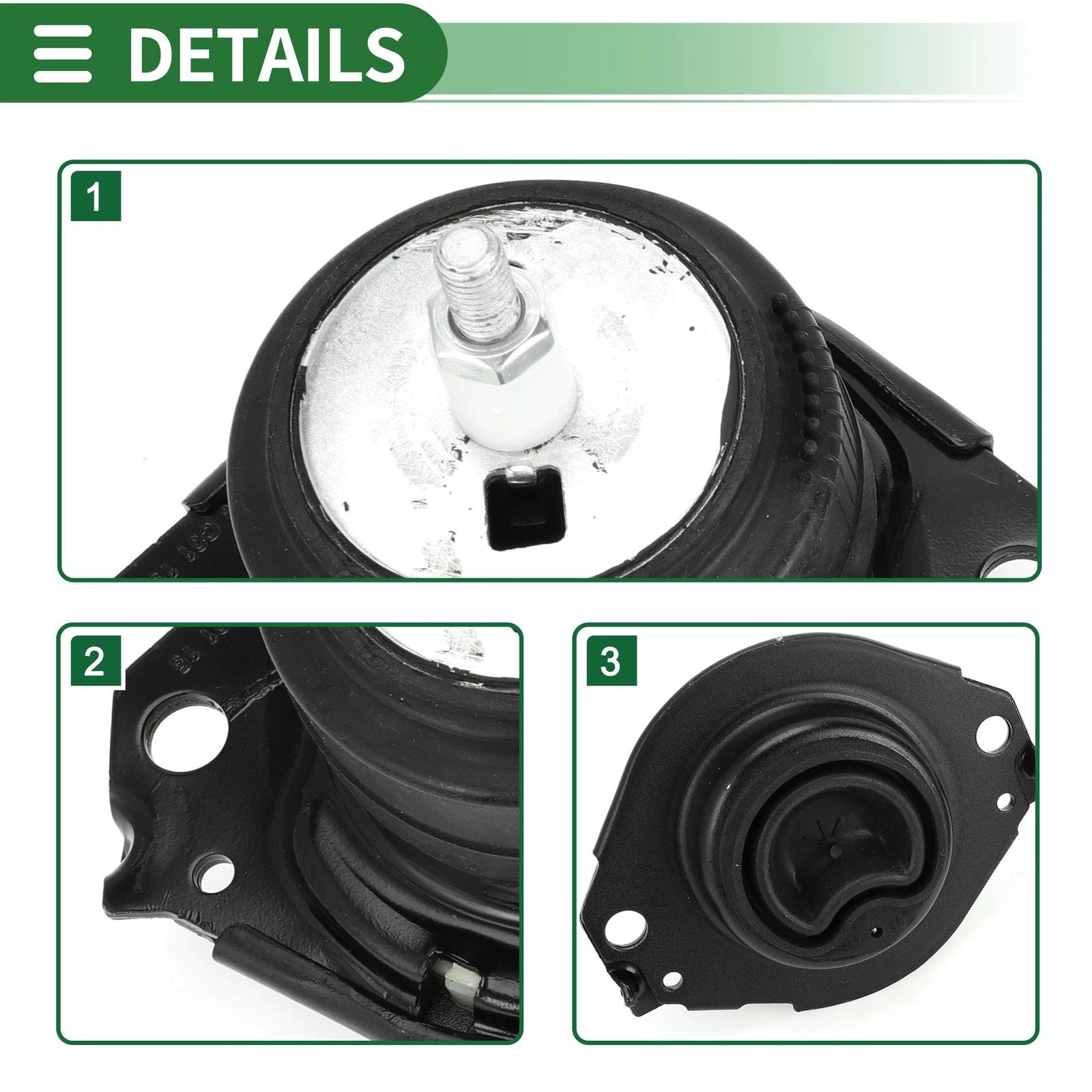 Engine Motor Trans Mount Set Replacement for Dodge Durango 3.6L (2011–2019)