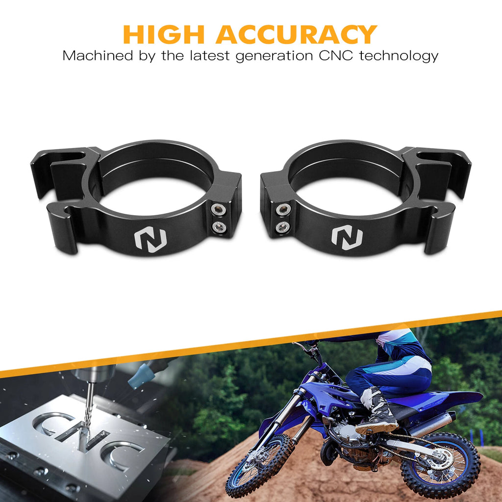 Pair Front Fork Protector Guide Holder for Yamaha YZ80 YZ85 (1993–2018)