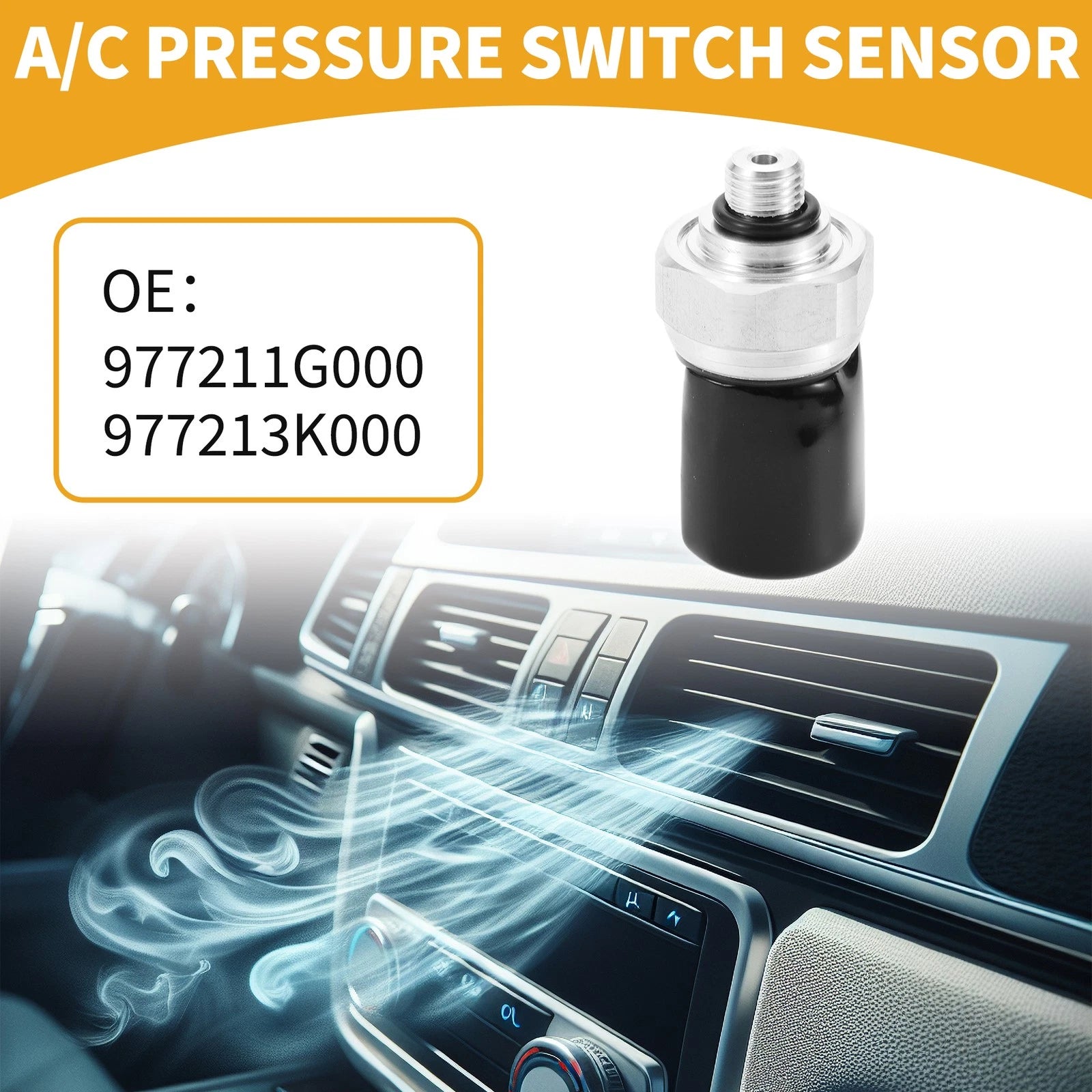 A/C Pressure Switch Sensor for Hyundai Santa Fe (2006–2018)