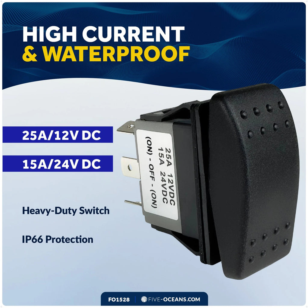 3-Pin Momentary Rocker Switch for Five Oceans (FO1528)