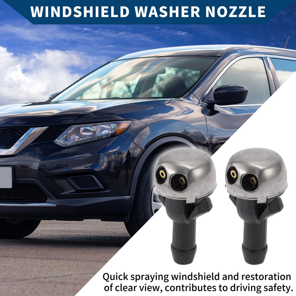 2pcs Front Windshield Washer Nozzles Replacement for Mercedes-Benz 220D (1968–1973)