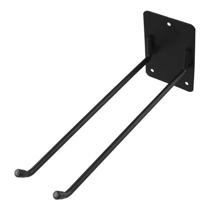 2X Steel Wall Mount Tool Rack for Garage and Garden Use