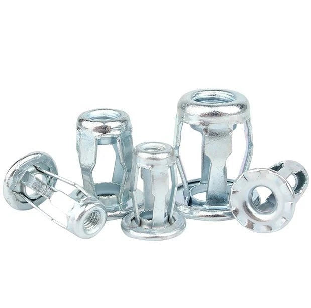 230pcs Zinc Plated Rivet Nuts M5 for Secure Fastening in Aluminum Sheets