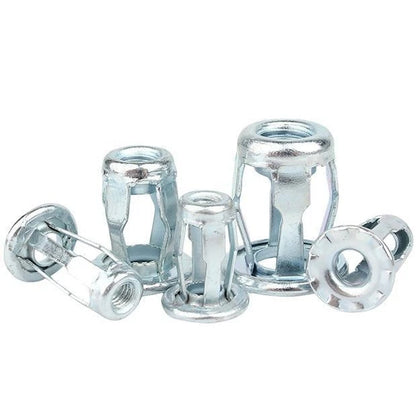230pcs Zinc Plated Rivet Nuts M5 for Secure Fastening in Aluminum Sheets