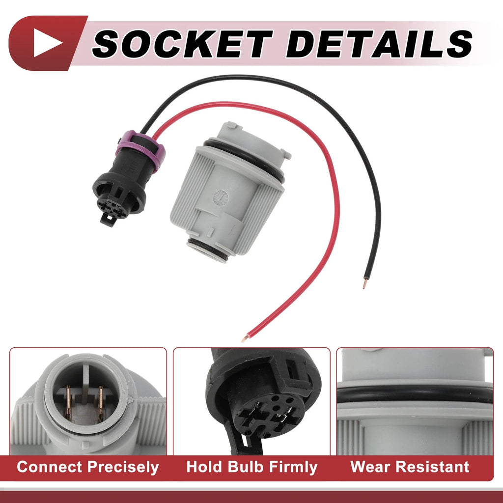 Set of 1 Front Indicator Light Socket Wiring for Audi A4 (1994–2002) No.3B0953123B