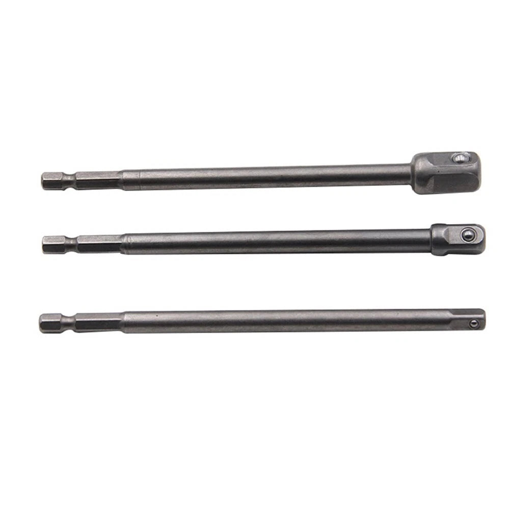 Hex Socket Adapter Hand Tool Set for Quick Screwdriver (1-3 Pcs)