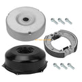 Rear Brake Drum & Cover w/Shoes for Honda Rubicon 500 TRX500FA/FGA/FPA (2001–2014)