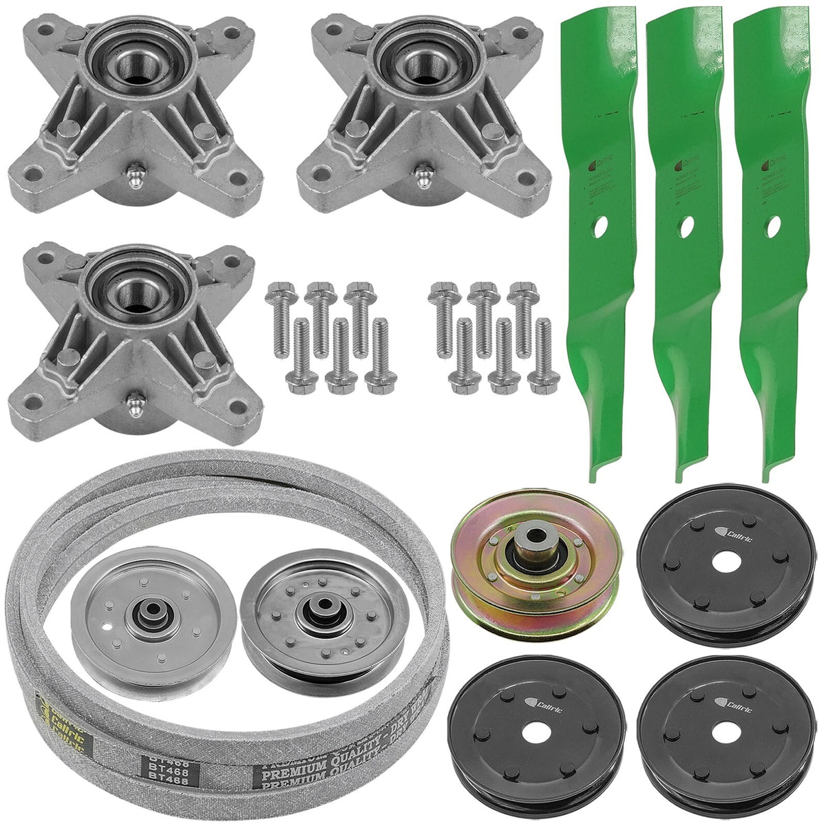 Spindle Assembly with Blade and Pulley Belt for Cub Cadet Enforcer 48 (2015–2020)